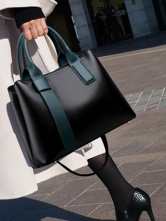 女士女包時尚復古韓版包包2021新款青年職業大容量商務手提側背包 雙十二特惠