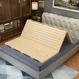 床板 實木床板 硬板床墊硬墊護腰硬床墊護脊椎1.5木板墊片1.8米折疊整塊實木床板『cyd14749』