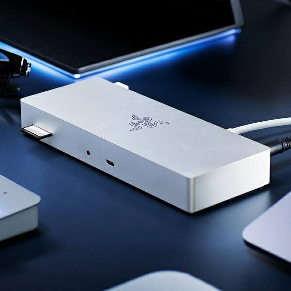 【含稅公司貨】Razer雷蛇 Thunderbolt 4 RC21-01690200-R3W1 擴充塢Dock (白色) 1