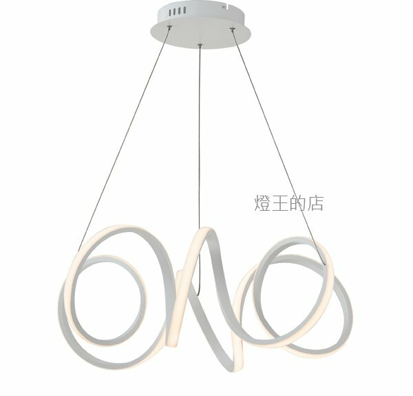 燈飾燈具【燈王的店】布拉格 LED 45W 吊燈4燈 (自然光) 客廳燈 餐廳燈 吧檯燈 112-59/H-45W