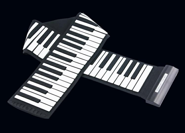 手捲折疊便攜電子琴矽膠鋼琴軟鍵盤88鍵加厚連電腦 【麥田印象】