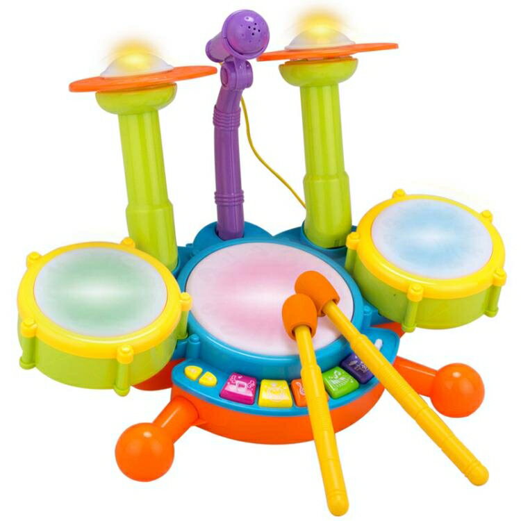 兒童架子鼓男孩音樂電動爵士鼓敲打樂器女孩寶寶1-2-3歲益智玩具 【麥田印象】