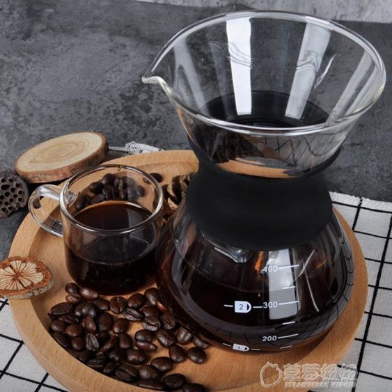 手沖咖啡器具煮現磨咖啡壺玻璃分享壺不銹鋼濾網勝濾杯法壓壺 【麥田印象】