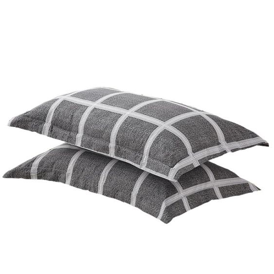 南極人全棉枕套一對裝純棉印花枕頭套單人學生宿舍枕芯套48x74cm 【麥田印象】