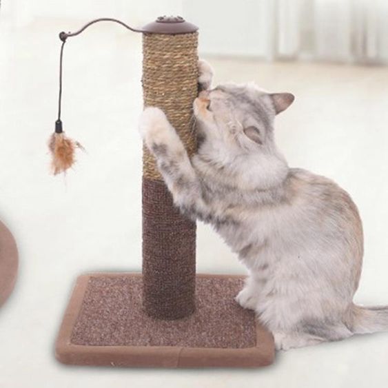 貓抓板磨爪器貓爪貓抓墊磨抓板寵物貓爬柱爬架具貓咪用品玩具 【麥田印象】