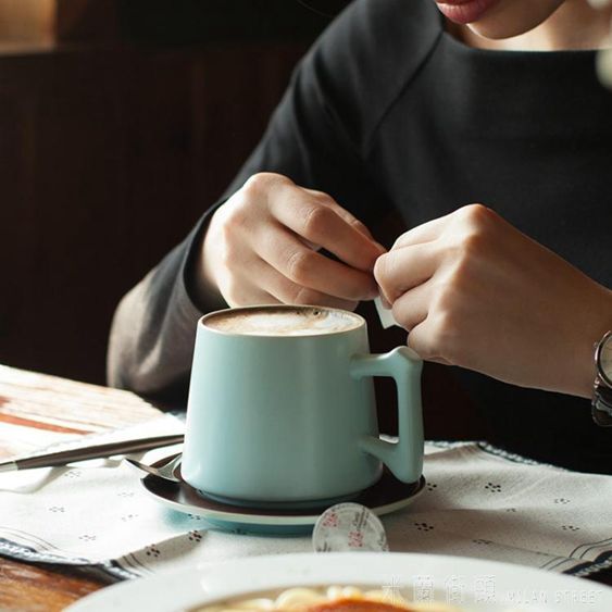 咖啡杯套裝歐式杯子陶瓷杯情侶創意牛奶杯簡約水杯可愛馬克杯家用 【麥田印象】