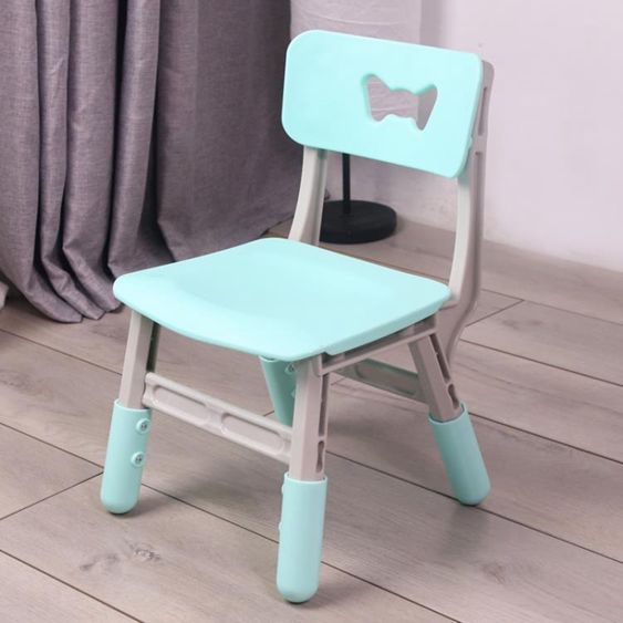 加厚兒童椅子幼兒園靠背椅寶寶塑料升降椅小孩家用防滑凳子 【麥田印象】