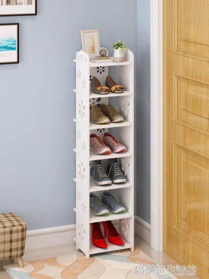 門口小鞋架特價簡易經濟型家用多層組裝省空間收納架子家里人鞋櫃 【麥田印象】