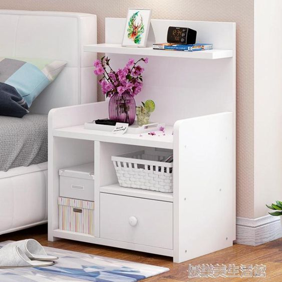簡易床頭櫃簡約現代床櫃收納小櫃子特價儲物櫃宿舍臥室組裝床邊櫃 【麥田印象】