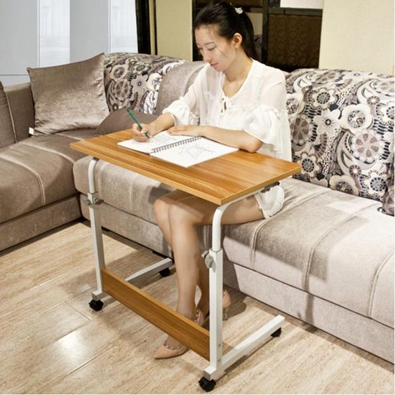 簡易折疊學習桌可移動筆記本電腦桌懶人桌床上書桌升降兒童寫字桌CY 【麥田印象】