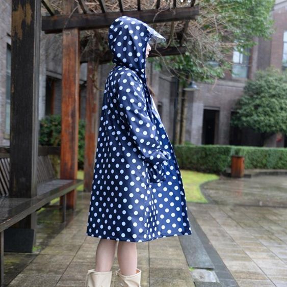 雨衣成人女款韓國時尚徒步雨披戶外單人外套防水衣加大連身小清新 【麥田印象】