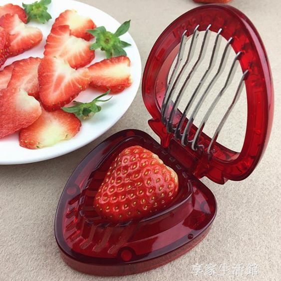 切草莓神器草莓切片器草莓切片機蛋糕水果拼盤廚房切草莓分割工具- 【麥田印象】
