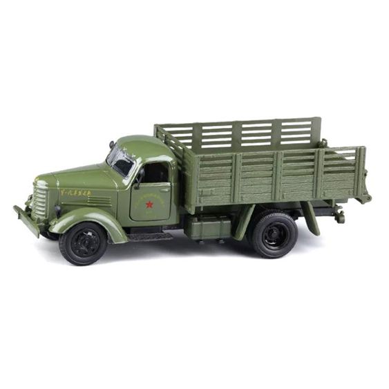 老解放卡車經典懷舊1:36合金汽車模型聲光回力玩具軍事擺設- 【麥田印象】