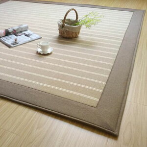 印度棉地毯客廳茶幾沙髮書房地毯日式簡約風條紋圖案地毯 【麥田印象】