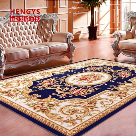 歐式地毯客廳臥室滿鋪床邊地毯地墊家用現代簡約美式茶幾毯定制墊 【麥田印象】