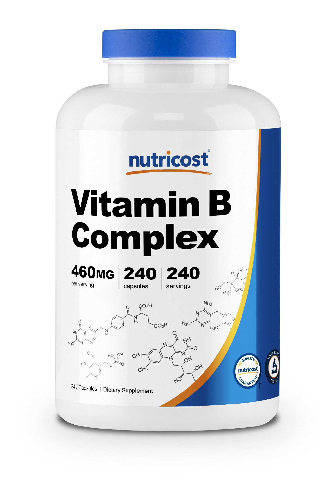 ESupplements: Nutricost High Potency Vitamin B Complex 460mg, 240 ...