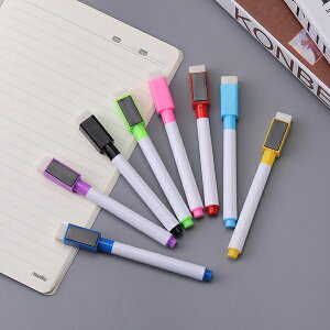 PS Mall【J927】白板筆 白板擦 細字白板筆 可擦筆 文具 磁吸可擦式白板筆