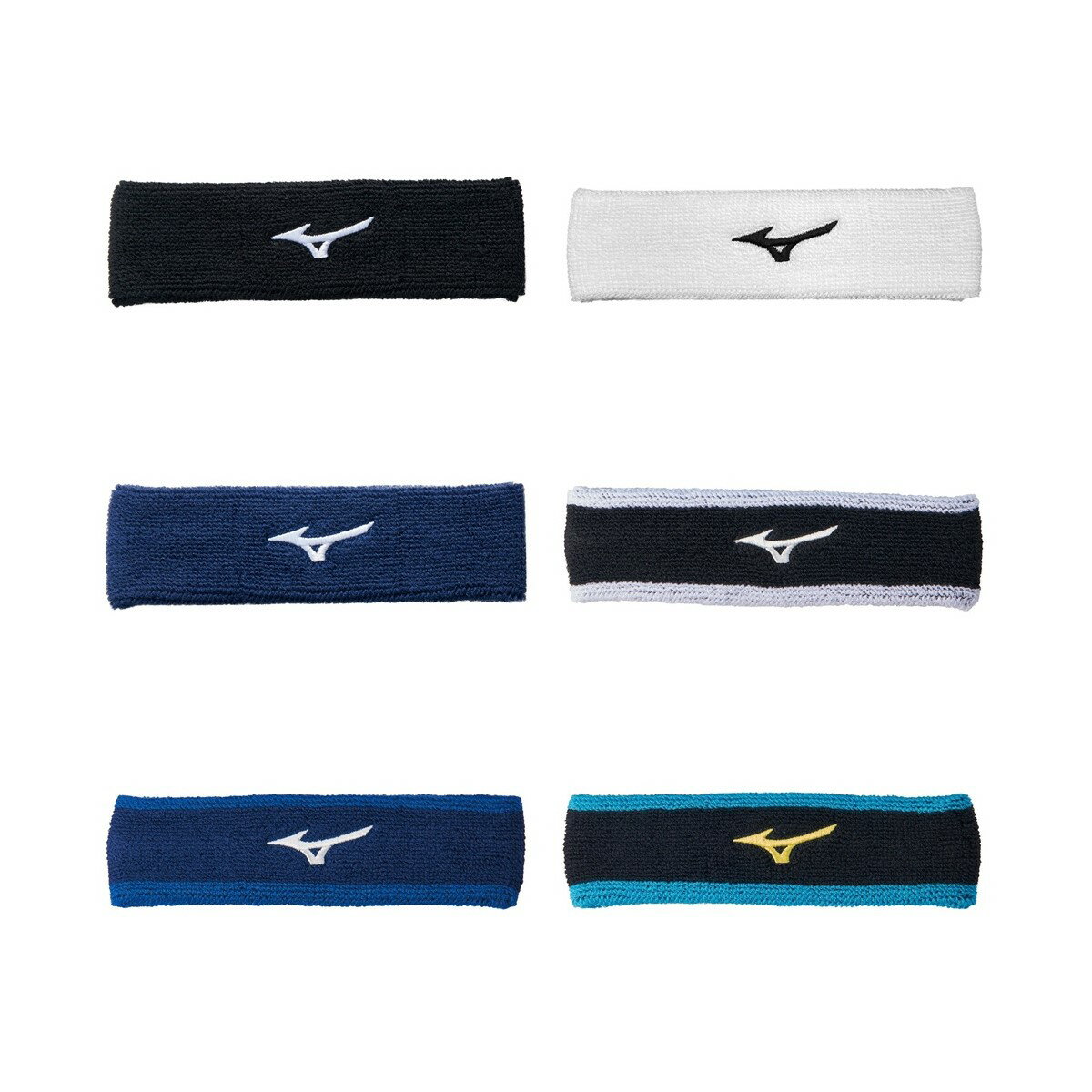 MIZUNO 運動頭帶 32TYCX52- 髮帶 台灣製 涼感 麥卡紗 舒適毛巾組織【iSport愛運動】