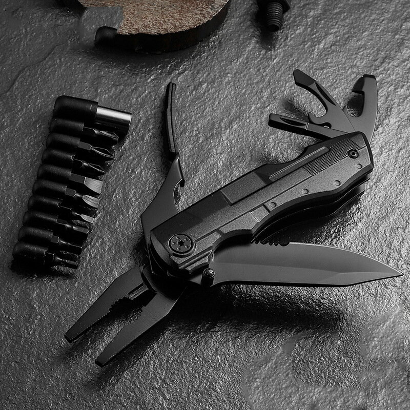 小工具 ● 戶外 工具多功能折疊野外生存裝備瑞士求生鋒利高硬度組合戰術刀鉗