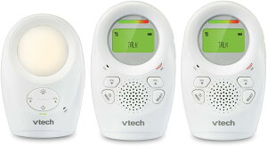 [4美國直購] VTech DM1211-2 嬰兒監視器 Digital Audio Baby Monitor + 2 Parent Unit