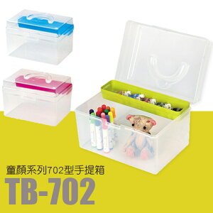 【量販 12入】 樹德 居家生活手提箱 TB-702 (工具箱/急救箱/收納箱/收納盒)