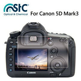 【攝界】STC For CANON 5D III (2片式) 9H鋼化玻璃保護貼 硬式保護貼 耐刮 防撞 高透光度