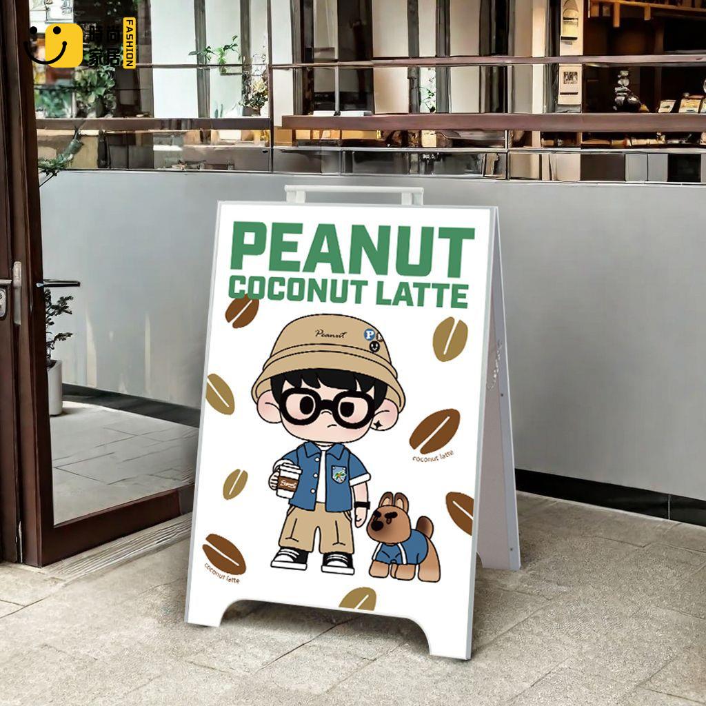 【展示牌】 展架 廣告牌 海報架 廣告展示牌 戶外防風雙面立牌 折疊落地海報 宣傳架PVC展牌特惠/全館優惠 全館折扣 可開發票 免運s5415