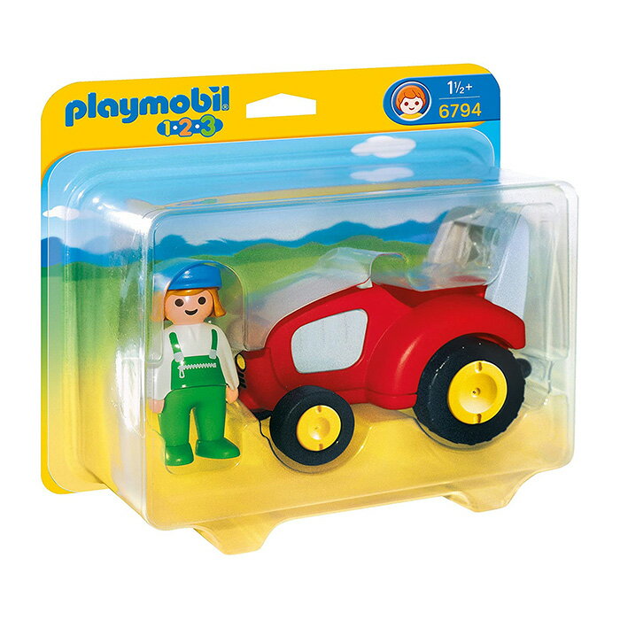 Playmobil 摩比 123系列 6794 農場牽引機 【鯊玩具Toy Shark】