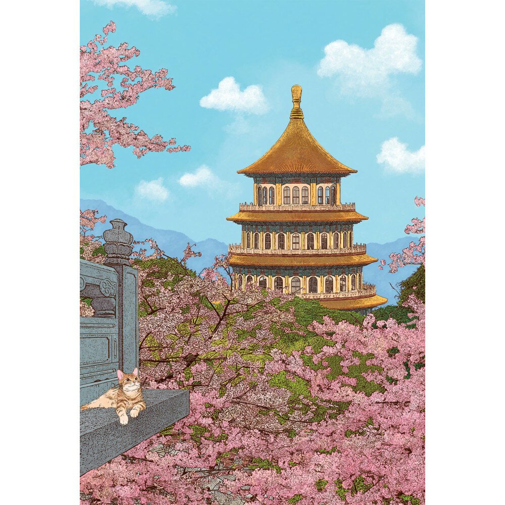 P2 - 林宗範系列-三月裡的天元宮 300片拼圖 S3-020