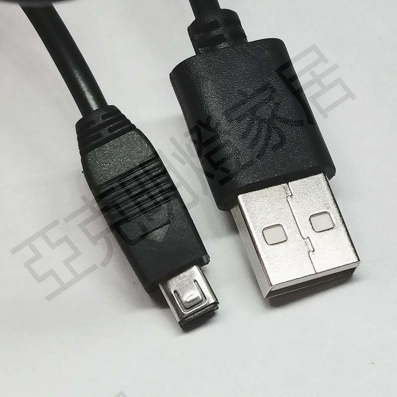 Mini 4Pin公轉USB公MP3數據線充電線MP4傳輸線連電腦線錄音筆相機【亞德機械五金家居】