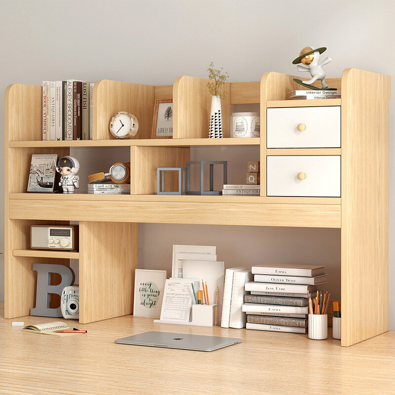 書架簡易桌面置物架組合書櫃簡約現代桌上架子學生創意櫃子