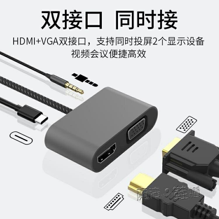 手機連接電視同屏線hdmi轉換器電腦顯示器VGA轉接頭有線同屏器投影儀【年終特惠】