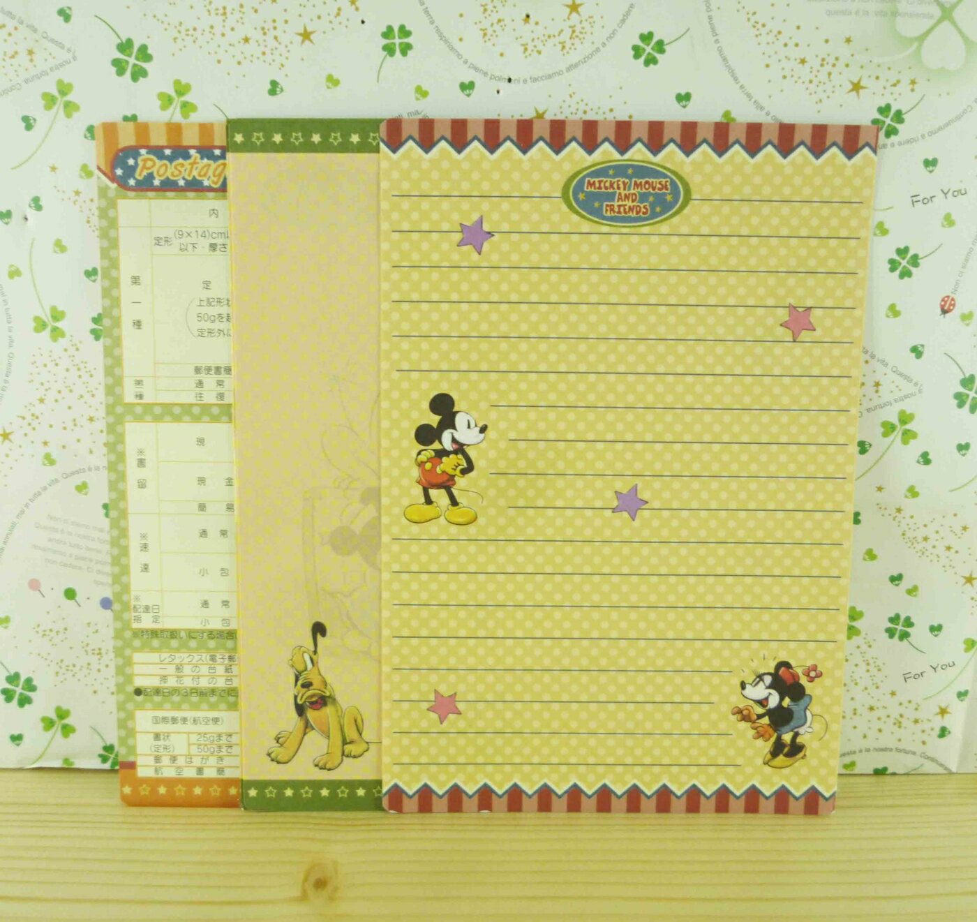 【震撼精品百貨】Micky Mouse 米奇/米妮 便條-咖啡黃條顏色 震撼日式精品百貨
