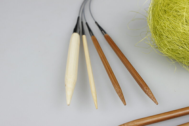 竹子鋼絲環形棒針編織手工工具毛線編織鉤針織毛衣圍巾毛線針