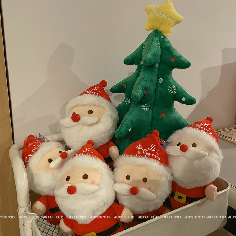 圣誕老人毛絨玩具公仔圣誕樹玩偶娃娃平安夜麋鹿女生圣誕節