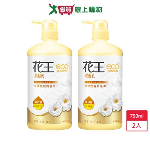 花王潤髮乳-山茶花油750ml x 2入【愛買】