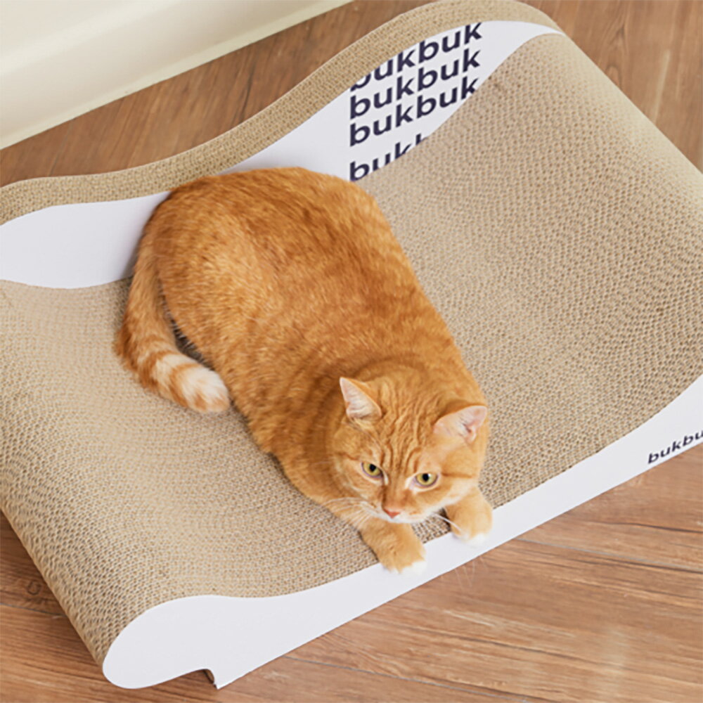 【台灣現貨】出口韓國寬敞貓沙發躺椅 高品質超長貓抓板 白色超大貓抓柱 超寬磨爪板 貓咪玩具 4