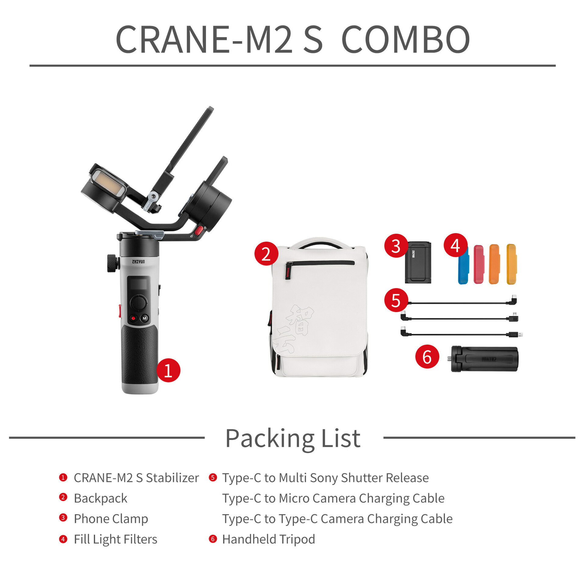 10%點數回饋】CRANE M2S 【智雲原廠正品免運一年保】 ZHIYUN 智雲雲鶴