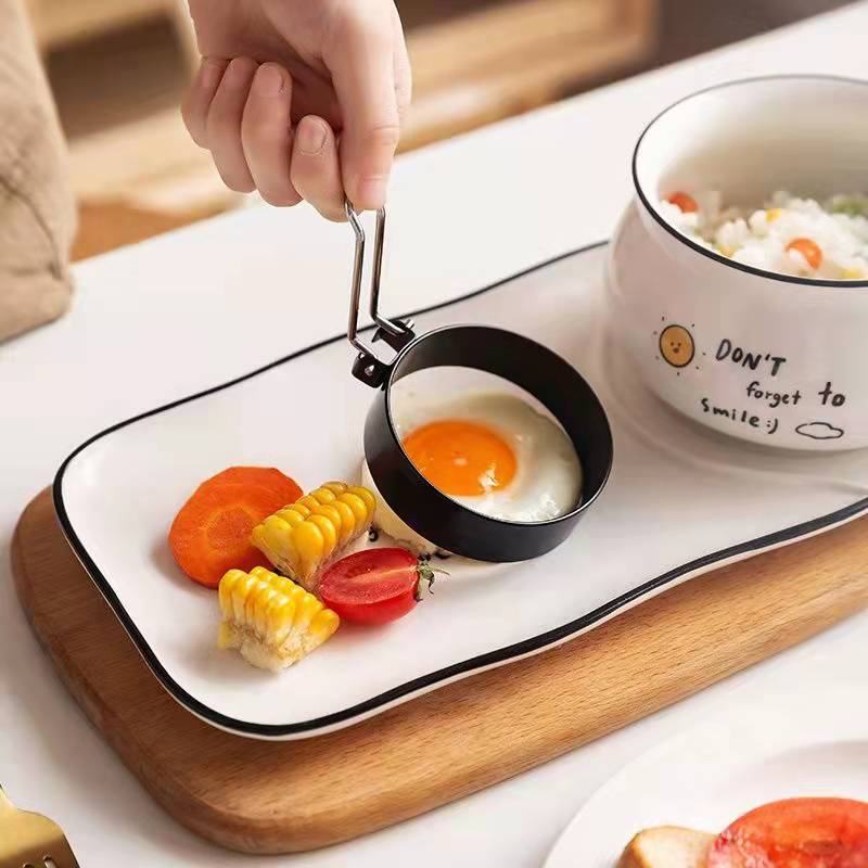【臺灣公司 可開發票】煎蛋神器食品級圓形煎雞蛋模具不粘鍋早餐煎荷包蛋煎蛋器