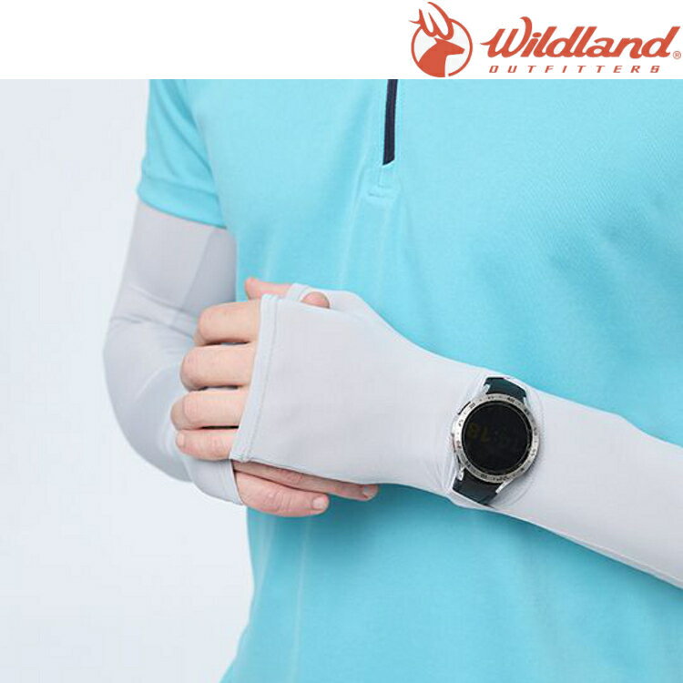荒野 Wildland 中性款 抗UV可戴錶拇指袖套 W1816 90 灰色