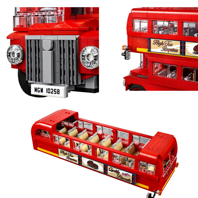 【LETGO】現貨 樂高 LEGO 創意系列 London Bus 10258 英國倫敦巴士 雙層巴士 復古車 生日 6