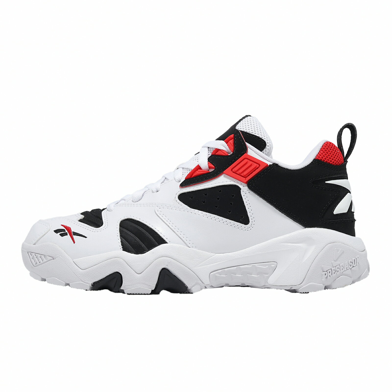 Reebok 籃球鞋 Brutus Low 男鞋 白 黑 復古 緩震 100244788