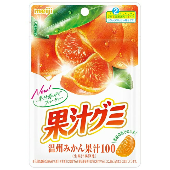 【明治Meiji】明治果汁QQ軟糖-溫州蜜柑口味