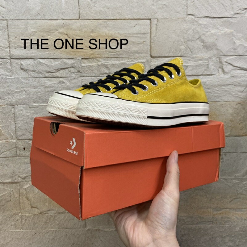 TheOneShop Converse 1970s 70s 麂皮 低筒 黃色 三星標 復刻 帆布鞋 163760C 9
