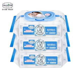【Baan 貝恩】全新配方嬰兒保養柔濕巾（80抽X3包/袋） *超商一筆訂單最多2袋