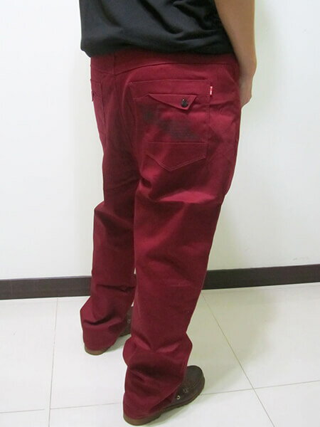 sun-e加大尺碼彈性色褲長褲、加大尺碼馬卡龍色長褲、加大尺碼休閒褲、加大尺碼彈性長褲、後口袋裝飾鈕扣、腰圍有皮帶環(褲耳)、褲檔有拉鍊(321-2027-02)紅色 腰圍:38 40 42 44(英吋) [實體店面保障] 7