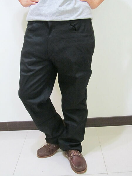 sun-e加大尺碼彈性色褲長褲、加大尺碼馬卡龍色長褲、加大尺碼休閒褲、加大尺碼彈性長褲、後口袋裝飾鈕扣、腰圍有皮帶環(褲耳)、褲檔有拉鍊(321-3028-21)黑色 腰圍:38 40 42 44(英吋) [實體店面保障] 3