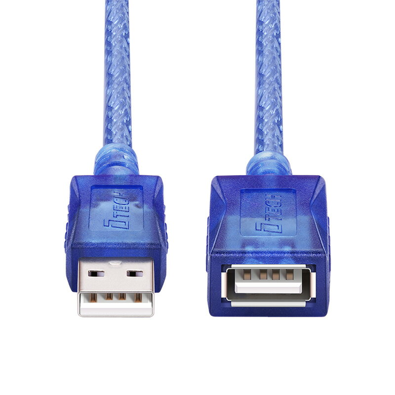 帝特 5米高速USB2.0延長線公對母數據線電腦連接鼠標U盤鍵盤接口加長數據線手機充電接口加長線大功率USB延長