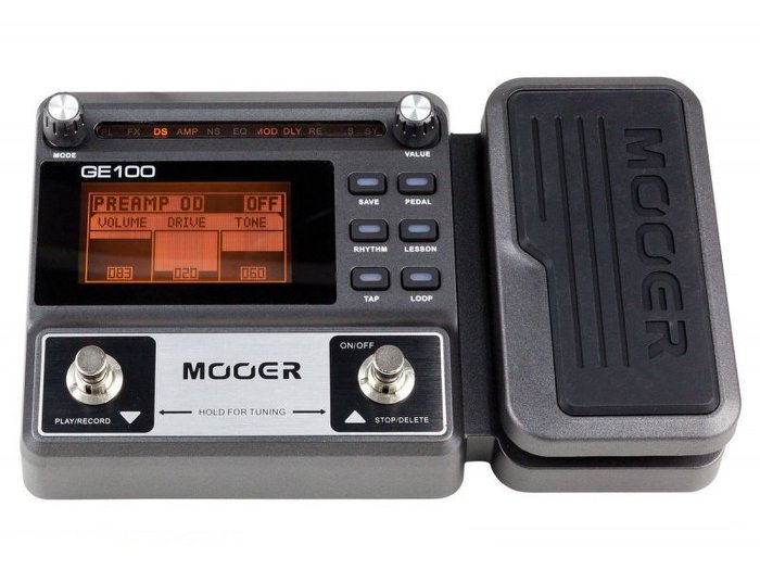 Mooer GE100 (公司貨原廠保固)地板型音箱模擬電吉他綜合效果器【唐尼樂器】