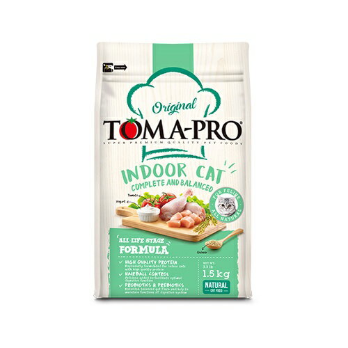 『油工廠』TOMA-PRO 優格 室內貓 低活動量配方 雞肉&米 1.5KG 3KG 貓糧 貓飼料